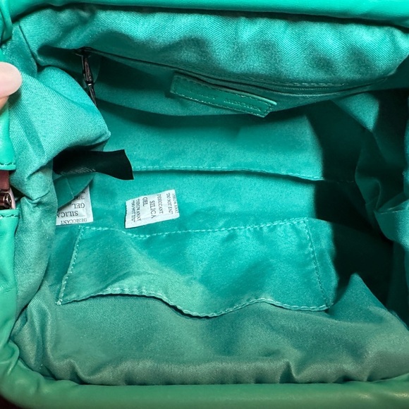 Badgley Mischka Teal Bag with Strap - Picture 3 of 4
